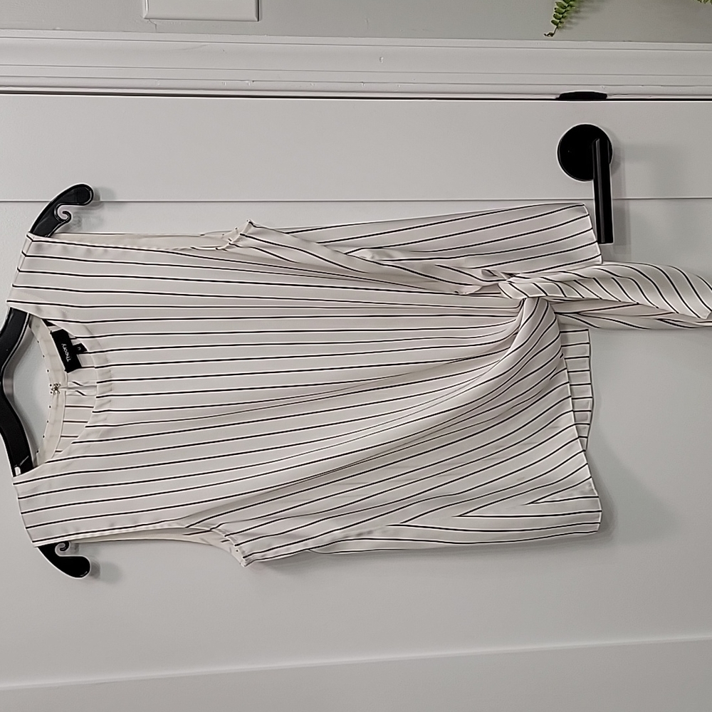 Theory side-tie blouse